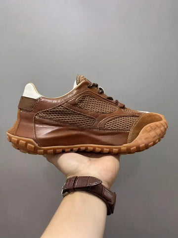 Patchwork Trail Mesh Sneakers